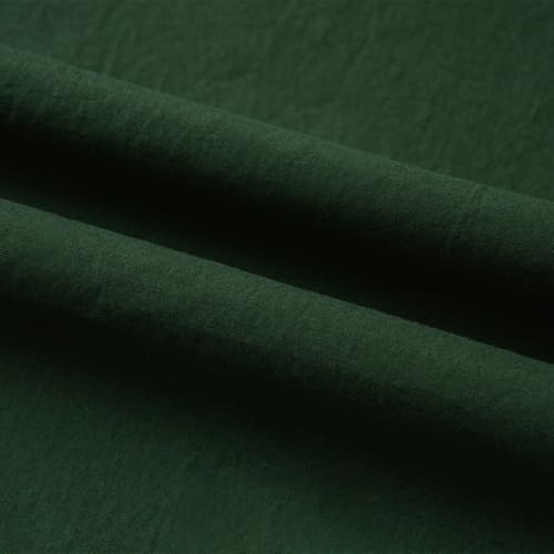 Wambere 1 Meter Reiner Baumwolle Stoff,Stoffe zum Nähen Baumwollstoff zum Nähen Dekorieren als Kleiderstoff Dekostoff Bezugsstoff für Bettwäsche und Unterwäsche Pyjamas und Hemden,Dunkelgrün Wambere 1 Meter Reiner Baumwolle Stoff,Stoffe zum Nähen Baumwollstoff zum Nähen Dekorieren als Kleiderstoff Dekostoff Bezugsstoff für Bettwäsche und Unterwäsche Pyjamas und Hemden,Dunkelgrün von Wambere