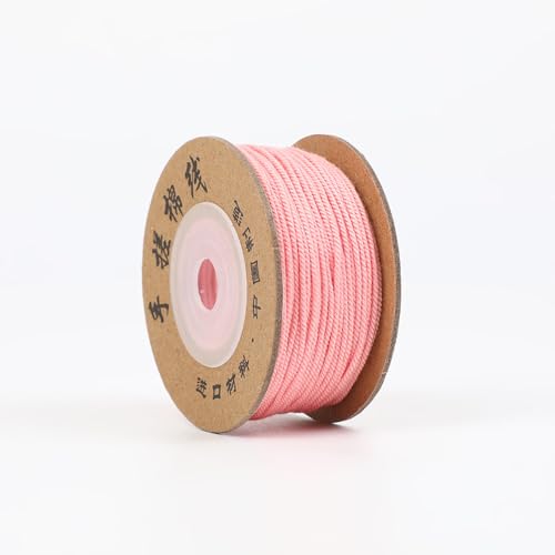 Wambere 1 Rolle 1.5 mm x 20 m Baumwollfaden Baumwollgarn Baumwollseil Bastelkordel Baumwollschnur Bastelschnur Dekokordel Schnur für DIY Kunsthandwerk Geschenkverpackung Schmuckdekoration,Rosa Wambere 1 Rolle 1.5 mm x 20 m Baumwollfaden Baumwollgarn Baumwollseil Bastelkordel Baumwollschnur Bastelschnur Dekokordel Schnur für DIY Kunsthandwerk Geschenkverpackung Schmuckdekoration,Rosa von Wambere