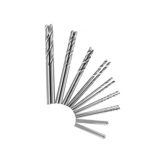 Wambere 1 Satz Spiralbohrer-Set aus Hochgeschwindigkeitsstahl Holzbohrer-Set Metallbohrer Bohrer Set Verschiedene Größen für Holz Kunststoff Dünne Aluminiumplatten bis 5 mm und Andere,Silber B,25pcs Wambere 1 Satz Spiralbohrer-Set aus Hochgeschwindigkeitsstahl Holzbohrer-Set Metallbohrer Bohrer Set Verschiedene Größen für Holz Kunststoff Dünne Aluminiumplatten bis 5 mm und Andere,Silber B,25pcs von Wambere