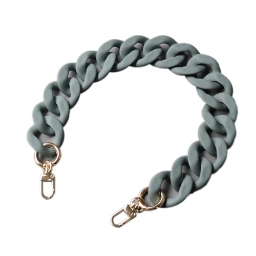 Wambere 1 Stück 45cm Acryl Taschenkette Beutelkette Schulterriemen Kette Trageriemen Bag Chain Tasche Kettenriemen mit Metallschnallen für DIY Taschenzubehör Geldbörsen Handtasche Ersatzkett,Grün Wambere 1 Stück 45cm Acryl Taschenkette Beutelkette Schulterriemen Kette Trageriemen Bag Chain Tasche Kettenriemen mit Metallschnallen für DIY Taschenzubehör Geldbörsen Handtasche Ersatzkett,Grün von Wambere