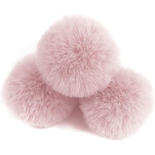 Wambere 10 Stück 6cm Pompons zum Basteln,Pompon Kunstfell Bommel Plüschbälle mit Elastischer Schlaufe,für DIY Kunsthandwerk Haarschmuck Hochzeiten Geburtstage Weihnachten Dekorationen,Hellrosa A Wambere 10 Stück 6cm Pompons zum Basteln,Pompon Kunstfell Bommel Plüschbälle mit Elastischer Schlaufe,für DIY Kunsthandwerk Haarschmuck Hochzeiten Geburtstage Weihnachten Dekorationen,Hellrosa A von Wambere