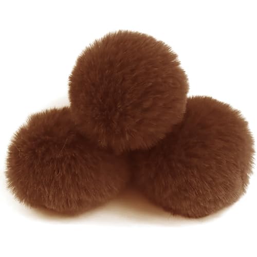 Wambere 10 Stück 7cm Pompons zum Basteln,Pompon Kunstfell Bommel Plüschbälle mit Elastischer Schlaufe,für DIY Kunsthandwerk Haarschmuck Hochzeiten Geburtstage Weihnachten Dekorationen,Kaffee Wambere 10 Stück 7cm Pompons zum Basteln,Pompon Kunstfell Bommel Plüschbälle mit Elastischer Schlaufe,für DIY Kunsthandwerk Haarschmuck Hochzeiten Geburtstage Weihnachten Dekorationen,Kaffee von Wambere