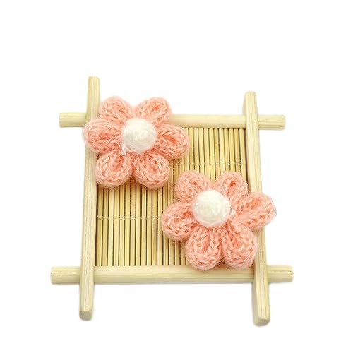 Wambere 10 Stück Blumen Patches Gestrickte Blümchen Gestickte Applikationen zum Aufnähen für DIY-Handyhüllen-Zubehör zum Aufhängen als Ornament,Kleidung T-Shirt Rucksack Hoodies Schuhe,Rosa B Wambere 10 Stück Blumen Patches Gestrickte Blümchen Gestickte Applikationen zum Aufnähen für DIY-Handyhüllen-Zubehör zum Aufhängen als Ornament,Kleidung T-Shirt Rucksack Hoodies Schuhe,Rosa B von Wambere
