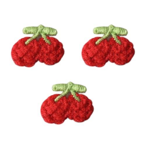 Wambere 10 Stück Mini Kirsche Patches Bestickter Stoffaufnäher Gestickte Applikationen zum Aufnähen Dekorative Stoffaufkleber für DIY Kunsthandwerk T-Shirt Hoodies Rucksack Kleidungsdekoration, Wambere 10 Stück Mini Kirsche Patches Bestickter Stoffaufnäher Gestickte Applikationen zum Aufnähen Dekorative Stoffaufkleber für DIY Kunsthandwerk T-Shirt Hoodies Rucksack Kleidungsdekoration, von Wambere