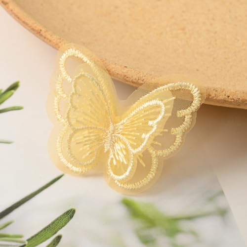 Wambere 10 Stücke Stickerei Nähen Aufbügeln Schmetterling Patch,Spitze Applikation Stickpatches Organza Lace Appliques Spitzenapplikationen Patches für Reparieren Dekorieren von Kleider,Gelb Wambere 10 Stücke Stickerei Nähen Aufbügeln Schmetterling Patch,Spitze Applikation Stickpatches Organza Lace Appliques Spitzenapplikationen Patches für Reparieren Dekorieren von Kleider,Gelb von Wambere