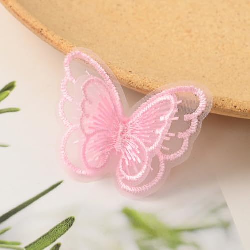Wambere 10 Stücke Stickerei Nähen Aufbügeln Schmetterling Patch,Spitze Applikation Stickpatches Organza Lace Appliques Spitzenapplikationen Patches für Reparieren Dekorieren von Kleider,Hell-Pink Wambere 10 Stücke Stickerei Nähen Aufbügeln Schmetterling Patch,Spitze Applikation Stickpatches Organza Lace Appliques Spitzenapplikationen Patches für Reparieren Dekorieren von Kleider,Hell-Pink von Wambere
