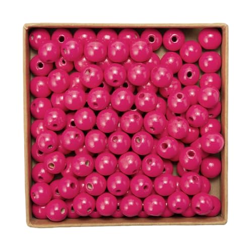 Wambere 100 Stück 14mm Bunte Holzperlen mit Loch Holzperlen Perlen aus Lotusholz, Natürliche runde Holzperlen Unbehandelte Perlen Holz für Bastelarbeiten DIY Schmuck Armband Halskette,Tiefes Rosenrot Wambere 100 Stück 14mm Bunte Holzperlen mit Loch Holzperlen Perlen aus Lotusholz, Natürliche runde Holzperlen Unbehandelte Perlen Holz für Bastelarbeiten DIY Schmuck Armband Halskette,Tiefes Rosenrot von Wambere