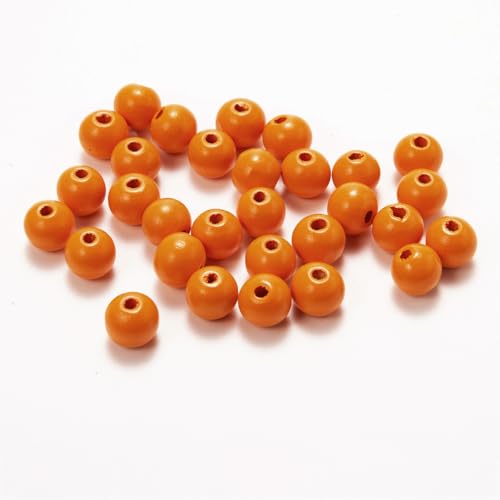 Wambere 100 Stück Durchmesser 12mm Bunte Holzperlen Runde Holzperlen Bastelnperlen zum Auffädeln Verstreute Perlen Hölzerne Perlen mit Loch für DIY Armbänder Halsketten Schmuckherstellung,Orange B Wambere 100 Stück Durchmesser 12mm Bunte Holzperlen Runde Holzperlen Bastelnperlen zum Auffädeln Verstreute Perlen Hölzerne Perlen mit Loch für DIY Armbänder Halsketten Schmuckherstellung,Orange B von Wambere