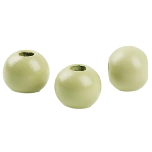 Wambere 100 Stück Durchmesser 20mm Bunte Holzperlen Runde Holzperlen Bastelnperlen zum Auffädeln Verstreute Perlen Hölzerne Perlen mit 7 mm Lochdurchmesser für DIY Armbänder Halsketten,Hellgrün Wambere 100 Stück Durchmesser 20mm Bunte Holzperlen Runde Holzperlen Bastelnperlen zum Auffädeln Verstreute Perlen Hölzerne Perlen mit 7 mm Lochdurchmesser für DIY Armbänder Halsketten,Hellgrün von Wambere
