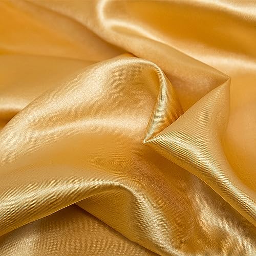 Wambere 100 cm x 150 cm Glanz Satin Stoff Dekostoff Kostümstoff Gardinenstoff Vorhangstoff Hochzeitsstoff Satinstoffe zum Nähen Dekorieren Kleid Rock Abendkleid Hintergrunddekoration,Gold A Wambere 100 cm x 150 cm Glanz Satin Stoff Dekostoff Kostümstoff Gardinenstoff Vorhangstoff Hochzeitsstoff Satinstoffe zum Nähen Dekorieren Kleid Rock Abendkleid Hintergrunddekoration,Gold A von Wambere