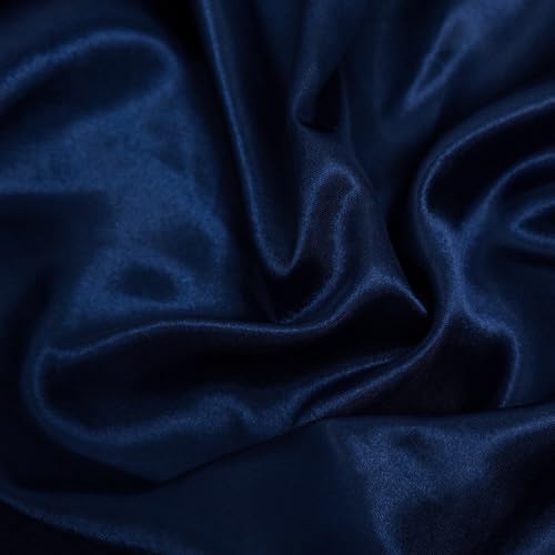 Wambere 100 cm x 150 cm Glanz Satin Stoff Dekostoff Kostümstoff Gardinenstoff Vorhangstoff Hochzeitsstoff Satinstoffe zum Nähen Dekorieren Kleid Rock Abendkleid Hintergrunddekoration,Navy blau Wambere 100 cm x 150 cm Glanz Satin Stoff Dekostoff Kostümstoff Gardinenstoff Vorhangstoff Hochzeitsstoff Satinstoffe zum Nähen Dekorieren Kleid Rock Abendkleid Hintergrunddekoration,Navy blau von Wambere