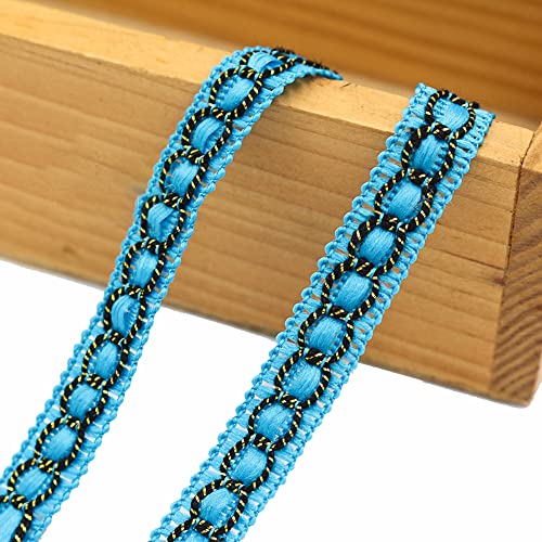 Wambere 10m Spitze-Borten,Spitzenbordüre Spitzenband,Dekoband Zierband Geschenkband Spitzenborte Schnur Kordelband für Hochzeit Braut, Kostüm oder Schmuck, Kunsthandwerk und Nähen,Blau Wambere 10m Spitze-Borten,Spitzenbordüre Spitzenband,Dekoband Zierband Geschenkband Spitzenborte Schnur Kordelband für Hochzeit Braut, Kostüm oder Schmuck, Kunsthandwerk und Nähen,Blau von Wambere
