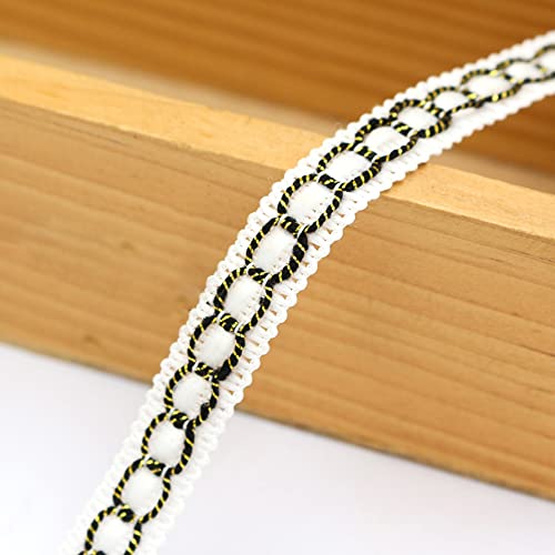 Wambere 10m Spitze-Borten,Spitzenbordüre Spitzenband,Dekoband Zierband Geschenkband Spitzenborte Schnur Kordelband für Hochzeit Braut, Kostüm oder Schmuck, Kunsthandwerk und Nähen,Weiss Wambere 10m Spitze-Borten,Spitzenbordüre Spitzenband,Dekoband Zierband Geschenkband Spitzenborte Schnur Kordelband für Hochzeit Braut, Kostüm oder Schmuck, Kunsthandwerk und Nähen,Weiss von Wambere