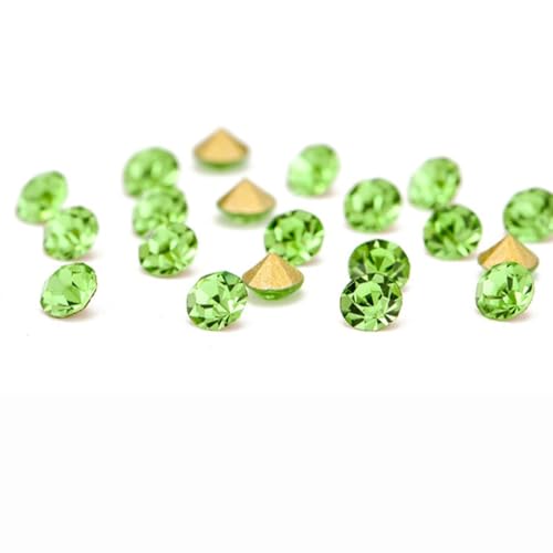 Wambere 1440 Stück Glas Strasssteine Bunte Strasssteine Glitzersteine Nagelkunst Strasssteine Rhinestones Lose Strass Für DIY Kunsthandwerk Nagelkunstzubehör Schmuckherstellung,Hellgrün,SS4(1.5mm) Wambere 1440 Stück Glas Strasssteine Bunte Strasssteine Glitzersteine Nagelkunst Strasssteine Rhinestones Lose Strass Für DIY Kunsthandwerk Nagelkunstzubehör Schmuckherstellung,Hellgrün,SS4(1.5mm) von Wambere