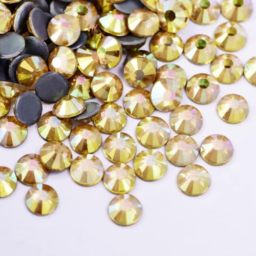 Wambere 1440 Stück Hotfix Strasssteine, Kristalle Flacher Rückseite Strasssteine Glas Glitzersteine Nagelkunst Edelsteine Runde Diamant,Hotfix Kristall Runde Edelsteine 3.8-4mm,Golden B Wambere 1440 Stück Hotfix Strasssteine, Kristalle Flacher Rückseite Strasssteine Glas Glitzersteine Nagelkunst Edelsteine Runde Diamant,Hotfix Kristall Runde Edelsteine 3.8-4mm,Golden B von Wambere