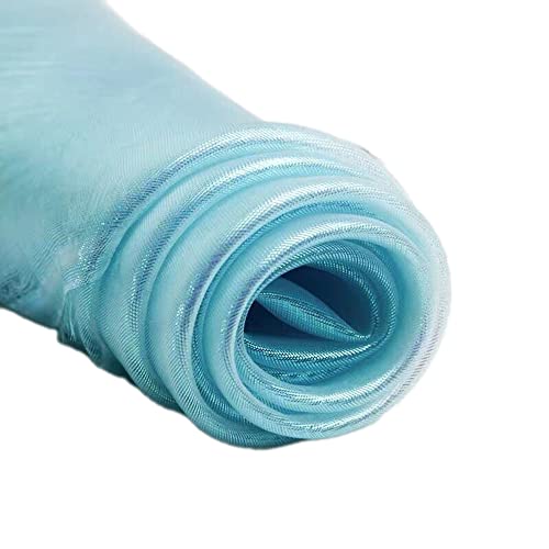 Wambere 150cmx3m Organza Stoffe,Glanz Satin Modestoff Dekostoff Kostümstoff Stoffe zum Nähen Meterware Dekorieren,Brautschleiern Hochzeitskleid Tischläufer Hochzeit Geburtstag Party Deko,Hellblau Wambere 150cmx3m Organza Stoffe,Glanz Satin Modestoff Dekostoff Kostümstoff Stoffe zum Nähen Meterware Dekorieren,Brautschleiern Hochzeitskleid Tischläufer Hochzeit Geburtstag Party Deko,Hellblau von Wambere