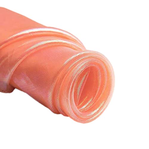 Wambere 150cmx3m Organza Stoffe,Glanz Satin Modestoff Dekostoff Kostümstoff Stoffe zum Nähen Meterware Dekorieren,Brautschleiern Hochzeitskleid Tischläufer Hochzeit Geburtstag Party Deko,Orange Wambere 150cmx3m Organza Stoffe,Glanz Satin Modestoff Dekostoff Kostümstoff Stoffe zum Nähen Meterware Dekorieren,Brautschleiern Hochzeitskleid Tischläufer Hochzeit Geburtstag Party Deko,Orange von Wambere