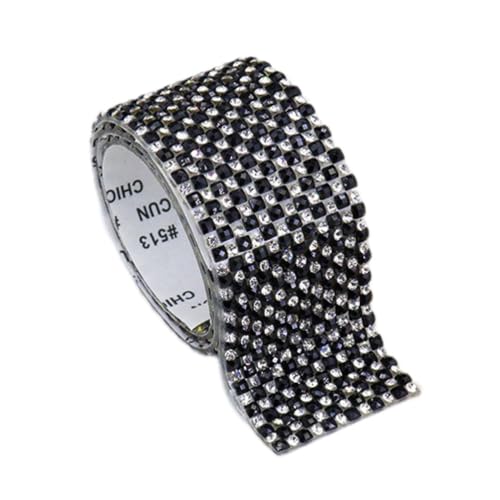 Wambere 2 Rollen 40cm Selbstklebende Strass Band,4 Reihen Strass,Glitzersteine,Strasssteine Selbstklebend,Strasssteine Aufkleber Strassband,Strassstreifen,für Auto,Telefon,Hochzeit,Dekoration,Schwarz Wambere 2 Rollen 40cm Selbstklebende Strass Band,4 Reihen Strass,Glitzersteine,Strasssteine Selbstklebend,Strasssteine Aufkleber Strassband,Strassstreifen,für Auto,Telefon,Hochzeit,Dekoration,Schwarz von Wambere