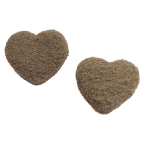 Wambere 20 Stück 4.5cm x 4cm Plüsch Herzförmig Patches Gestrickte Herz Gestickte Applikationen zum Aufnähen für DIY Kunsthandwerk Kopfbedeckung Haarschmuck Tasche Kleidungsdekoration,Kaffee Wambere 20 Stück 4.5cm x 4cm Plüsch Herzförmig Patches Gestrickte Herz Gestickte Applikationen zum Aufnähen für DIY Kunsthandwerk Kopfbedeckung Haarschmuck Tasche Kleidungsdekoration,Kaffee von Wambere