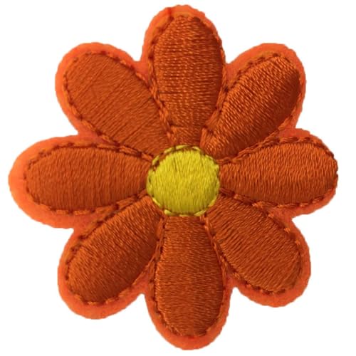 Wambere 20 Stück Blumen Applikationen Patches Zum Aufbügeln Blume Flicken Zum Aufbügeln Gestickte Bügelflicken Aufnäher Zum Aufbügeln Patches für DIY Kunsthandwerk Kleidungsdekoration,Orange Wambere 20 Stück Blumen Applikationen Patches Zum Aufbügeln Blume Flicken Zum Aufbügeln Gestickte Bügelflicken Aufnäher Zum Aufbügeln Patches für DIY Kunsthandwerk Kleidungsdekoration,Orange von Wambere