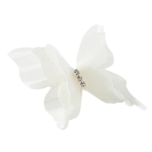 Wambere 20 Stück Doppellagiger Tüll Schmetterling Patches mit Strasssteinen Stickerei Aufnäher Patches Schmetterlinge Applikationen Zubehör für DIY Kunsthandwerk Haarschmuck Kleiderdekoration,Weiß Wambere 20 Stück Doppellagiger Tüll Schmetterling Patches mit Strasssteinen Stickerei Aufnäher Patches Schmetterlinge Applikationen Zubehör für DIY Kunsthandwerk Haarschmuck Kleiderdekoration,Weiß von Wambere