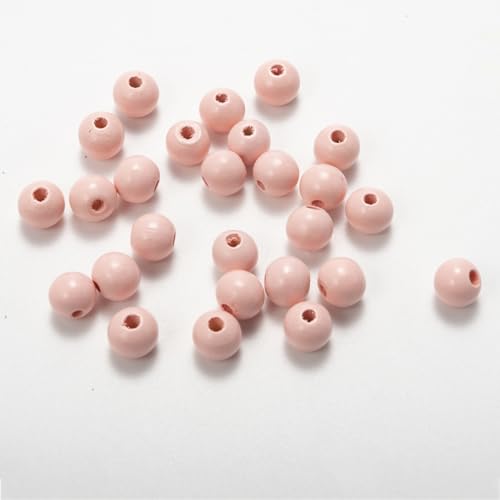 Wambere 200 Stück Durchmesser 12mm Bunte Holzperlen Runde Holzperlen Bastelnperlen zum Auffädeln Verstreute Perlen Hölzerne Perlen mit Loch für DIY Armbänder Halsketten Schmuckherstellung,Hell-Pink Wambere 200 Stück Durchmesser 12mm Bunte Holzperlen Runde Holzperlen Bastelnperlen zum Auffädeln Verstreute Perlen Hölzerne Perlen mit Loch für DIY Armbänder Halsketten Schmuckherstellung,Hell-Pink von Wambere