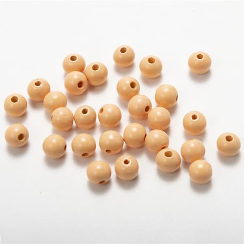 Wambere 200 Stück Durchmesser 12mm Bunte Holzperlen Runde Holzperlen Bastelnperlen zum Auffädeln Verstreute Perlen Hölzerne Perlen mit Loch für DIY Armbänder Halsketten Schmuckherstellung,Hell orange Wambere 200 Stück Durchmesser 12mm Bunte Holzperlen Runde Holzperlen Bastelnperlen zum Auffädeln Verstreute Perlen Hölzerne Perlen mit Loch für DIY Armbänder Halsketten Schmuckherstellung,Hell orange von Wambere