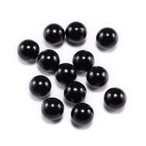 Wambere 300 Stück 4mm Perlen Perlen Kunstperle Runde Perlen Glasperlen Runde Schmuckperlen lose Perlen für die Schmuckherstellung Kleidung Halsketten Armbänder DIY,Schwarz Wambere 300 Stück 4mm Perlen Perlen Kunstperle Runde Perlen Glasperlen Runde Schmuckperlen lose Perlen für die Schmuckherstellung Kleidung Halsketten Armbänder DIY,Schwarz von Wambere