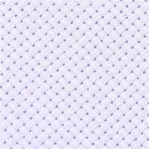 Wambere 4 Stück 30x45cm Kreuzstich Stoff Weiß 14CT Aida Stoff zum Sticken Häkeln Netzstoff Kreuzstich Sticktuch Aida Cloth Embroidery Cloth Bastelstoff für Nähen DIY Kunsthandwerk von Wambere