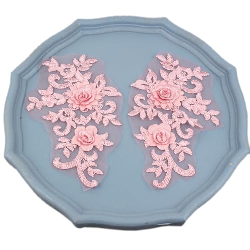 Wambere 4 Stücke Spitzen Blumen Patches,dekorative Stoffblumenspitzenaufnäher Aufnähe Brautnähen Lace Appliques Spitzenapplikationen Patches für Reparieren Dekorieren von Kleider,Rosa Wambere 4 Stücke Spitzen Blumen Patches,dekorative Stoffblumenspitzenaufnäher Aufnähe Brautnähen Lace Appliques Spitzenapplikationen Patches für Reparieren Dekorieren von Kleider,Rosa von Wambere