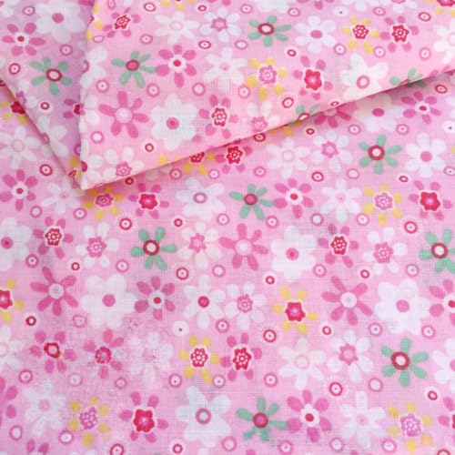 Wambere 45x160CM,Baumwollstoff Meterware Blümchen Pünktchen Baumwolltuch zum Nähen Blumenstoffe Kleidungsstoffe Babystoffe Dekostoff,für Tischdecken Kleider Cheongsams Babykleidung,Rosa A Wambere 45x160CM,Baumwollstoff Meterware Blümchen Pünktchen Baumwolltuch zum Nähen Blumenstoffe Kleidungsstoffe Babystoffe Dekostoff,für Tischdecken Kleider Cheongsams Babykleidung,Rosa A von Wambere