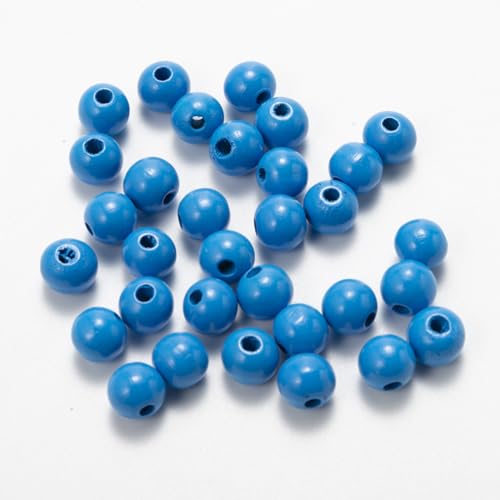 Wambere 50 Stück Durchmesser 12mm Bunte Holzperlen Runde Holzperlen Bastelnperlen zum Auffädeln Verstreute Perlen Hölzerne Perlen mit Loch für DIY Armbänder Halsketten Schmuckherstellung,Blau Wambere 50 Stück Durchmesser 12mm Bunte Holzperlen Runde Holzperlen Bastelnperlen zum Auffädeln Verstreute Perlen Hölzerne Perlen mit Loch für DIY Armbänder Halsketten Schmuckherstellung,Blau von Wambere