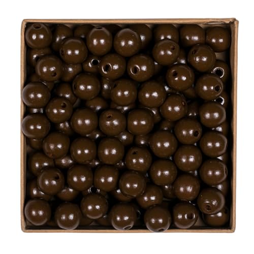 Wambere 50 Stück Durchmesser 16mm Bunte Holzperlen Runde Holzperlen Bastelnperlen zum Auffädeln Verstreute Perlen Hölzerne Perlen mit Loch für DIY Halsketten Armbänder Schmuckherstellung,Kaffee Wambere 50 Stück Durchmesser 16mm Bunte Holzperlen Runde Holzperlen Bastelnperlen zum Auffädeln Verstreute Perlen Hölzerne Perlen mit Loch für DIY Halsketten Armbänder Schmuckherstellung,Kaffee von Wambere