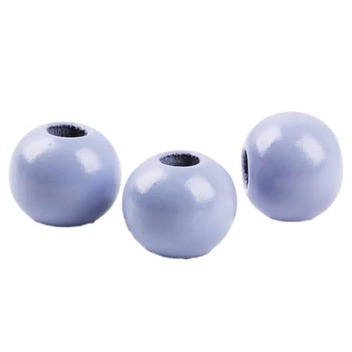 Wambere 50 Stück Durchmesser 20mm Bunte Holzperlen Runde Holzperlen Bastelnperlen zum Auffädeln Verstreute Perlen Hölzerne Perlen mit 7 mm Lochdurchmesser für DIY Armbänder Halsketten,Helles Lila Wambere 50 Stück Durchmesser 20mm Bunte Holzperlen Runde Holzperlen Bastelnperlen zum Auffädeln Verstreute Perlen Hölzerne Perlen mit 7 mm Lochdurchmesser für DIY Armbänder Halsketten,Helles Lila von Wambere