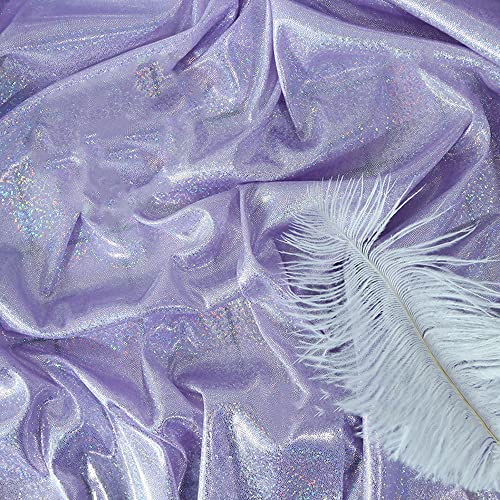 Wambere Lasertuch,Lasergestrickter Stoff,Bunte Strickware,Glanz Satin Modestoff Dekostoff Kostümstoff Stoffe zum Nähen Meterware Dekorieren,Hintergrundstoff für Bühnenkostüme,Helles Lila100x150cm Wambere Lasertuch,Lasergestrickter Stoff,Bunte Strickware,Glanz Satin Modestoff Dekostoff Kostümstoff Stoffe zum Nähen Meterware Dekorieren,Hintergrundstoff für Bühnenkostüme,Helles Lila100x150cm von Wambere