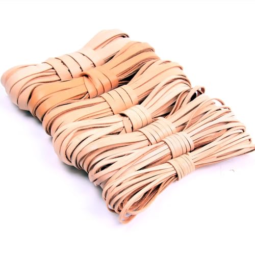 Wambere Lederband Geflochtenes Echtlederband Flaches Lederband Weiche Lederriemen Lederbänder Geflochtener Lederfaden Bastelseil Für DIY Kunsthandwerk Schmuckherstellung Dekorieren,Beige,8mmx5m Wambere Lederband Geflochtenes Echtlederband Flaches Lederband Weiche Lederriemen Lederbänder Geflochtener Lederfaden Bastelseil Für DIY Kunsthandwerk Schmuckherstellung Dekorieren,Beige,8mmx5m von Wambere