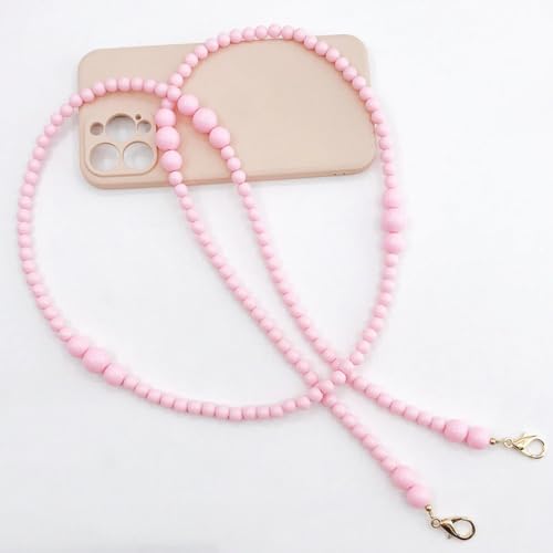 Wambere Perlen Universal Handy-Kette,Handykette Perlen Handyband Handyanhänge Handygurt Handschlaufe Bunte Perlen Handy Lanyard Handyhülle Kompatibel Mit Jedem Handy,Rosa Wambere Perlen Universal Handy-Kette,Handykette Perlen Handyband Handyanhänge Handygurt Handschlaufe Bunte Perlen Handy Lanyard Handyhülle Kompatibel Mit Jedem Handy,Rosa von Wambere