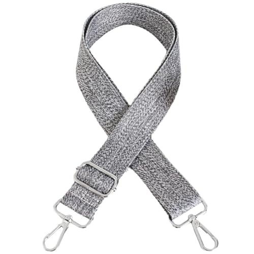 Wambere Taschengurt Breit 3,8cm Schultergurt mit Karabiner Verstellbarer Schultergurt Länge 78-140cm Ersatz Schulterriemen für Handtaschen für DIY Taschenzubehör Umhängetaschen,Silberschnalle,Grau Wambere Taschengurt Breit 3,8cm Schultergurt mit Karabiner Verstellbarer Schultergurt Länge 78-140cm Ersatz Schulterriemen für Handtaschen für DIY Taschenzubehör Umhängetaschen,Silberschnalle,Grau von Wambere