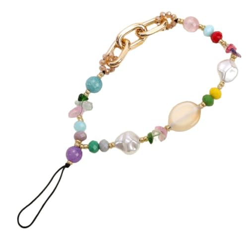 Wambere Universal Acrylperlen Handykette Kurze Handykette Handy Lanyard Handy Anhänger Handgelenkschlaufe Perlenkette Lanyard Schmuck Handy Charm Handyanhänger Mobiltelefonkette Handyzubehör,Bunt Wambere Universal Acrylperlen Handykette Kurze Handykette Handy Lanyard Handy Anhänger Handgelenkschlaufe Perlenkette Lanyard Schmuck Handy Charm Handyanhänger Mobiltelefonkette Handyzubehör,Bunt von Wambere
