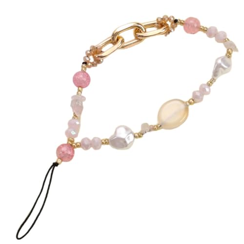 Wambere Universal Acrylperlen Handykette Kurze Handykette Handy Lanyard Handy Anhänger Handgelenkschlaufe Perlenkette Lanyard Schmuck Handy Charm Handyanhänger Mobiltelefonkette Handyzubehör,Rosa Wambere Universal Acrylperlen Handykette Kurze Handykette Handy Lanyard Handy Anhänger Handgelenkschlaufe Perlenkette Lanyard Schmuck Handy Charm Handyanhänger Mobiltelefonkette Handyzubehör,Rosa von Wambere