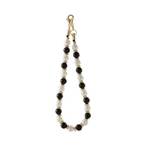 Wambere Universal Handykette,Handykette aus Naturkristallen,Handykette mit Perlen,Handyanhänger Handy Lanyard Handygurte Handy Charm Handyschmuck,Dekoration für Mobiltelefone,Tasche Anhänger,Schwarz Wambere Universal Handykette,Handykette aus Naturkristallen,Handykette mit Perlen,Handyanhänger Handy Lanyard Handygurte Handy Charm Handyschmuck,Dekoration für Mobiltelefone,Tasche Anhänger,Schwarz von Wambere