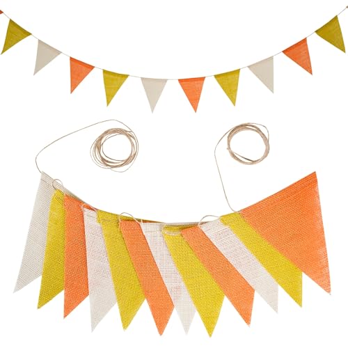 Wimpelkette Leinen Wimpelkette,3,6M Wimpel Girlande 12 Stück Wimpeln,Wimpelkette Outdoor,Dekorative Hängefahne für Hochzeit Geburtstag Karneval Party Festival Fotohintergrund,Orange Gelb Weiß Wimpelkette Leinen Wimpelkette,3,6M Wimpel Girlande 12 Stück Wimpeln,Wimpelkette Outdoor,Dekorative Hängefahne für Hochzeit Geburtstag Karneval Party Festival Fotohintergrund,Orange Gelb Weiß von Wambere