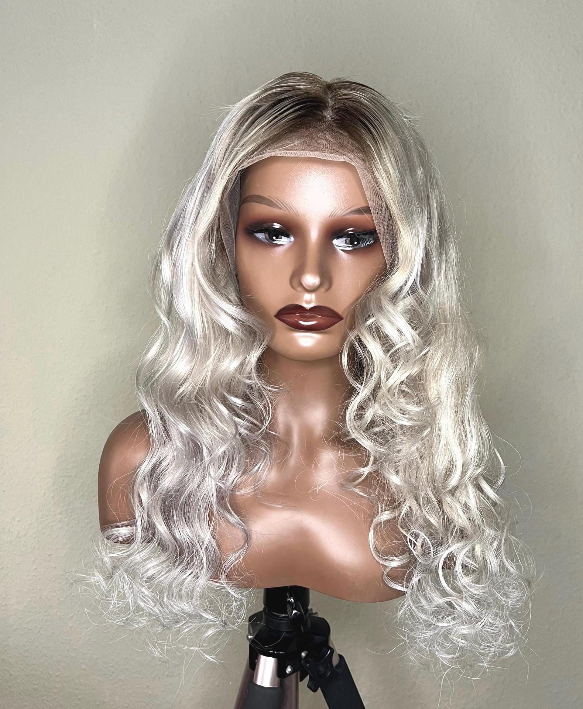 Ice Blonde 100% Human Hair Wig 24 Inch Ice Blonde 100% Human Hair Wig 24 Inch von Wamisi