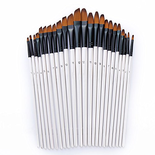 WanBeauty 12Pcs Pinsel Set Aquarell Ölgemälde Stift Holzgriff Künstler Malpinsel Set Acryl Bastelwerkzeug Körper Gesicht Malerei Kits Geschenk Für Künstler, Erwachsene Kinder 1# WanBeauty 12Pcs Pinsel Set Aquarell Ölgemälde Stift Holzgriff Künstler Malpinsel Set Acryl Bastelwerkzeug Körper Gesicht Malerei Kits Geschenk Für Künstler, Erwachsene Kinder 1# von WanBeauty