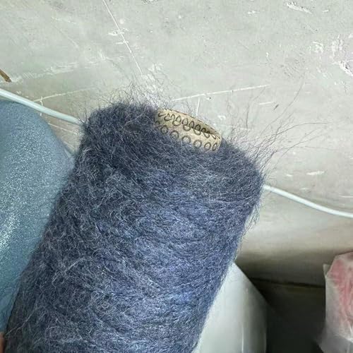1 Regiment von 500 g Wolle, Mohair, feiner Faden, weich, nicht gebunden, junges Mohair, handgestrickt, Herbst- und Winterwolle 1 Regiment von 500 g Wolle, Mohair, feiner Faden, weich, nicht gebunden, junges Mohair, handgestrickt, Herbst- und Winterwolle von WanMing