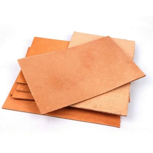 3mm Dickes hartes Rindsleder, Originalfarbe pflanzlich gegerbtes Leder, Kopfschicht Rindsleder, handgefertigtes Leder, Messerscheide, Wai von WanMing