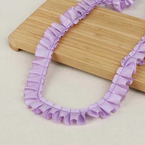 4,5 m langes plissiertes Spitzenband für Partykleid, Nähen, Kleidung, Bastelbedarf, Handarbeit, Stoff, Hochzeitsdekoration 4,5 m langes plissiertes Spitzenband für Partykleid, Nähen, Kleidung, Bastelbedarf, Handarbeit, Stoff, Hochzeitsdekoration von WanMing