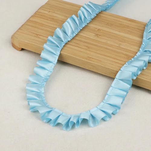 4,5 m langes plissiertes Spitzenband für Partykleid, Nähen, Kleidung, Bastelbedarf, Handarbeit, Stoff, Hochzeitsdekoration 4,5 m langes plissiertes Spitzenband für Partykleid, Nähen, Kleidung, Bastelbedarf, Handarbeit, Stoff, Hochzeitsdekoration von WanMing