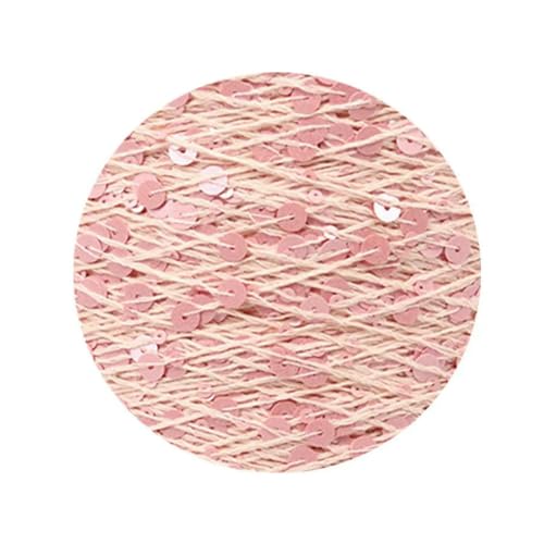 50/Knäuel, 140 m, Baumwollgarn, 3 mm + 6 mm, Paillettengarn, DIY für Damen, Wolle, Pullover, Mütze, Schal 50/Knäuel, 140 m, Baumwollgarn, 3 mm + 6 mm, Paillettengarn, DIY für Damen, Wolle, Pullover, Mütze, Schal von WanMing
