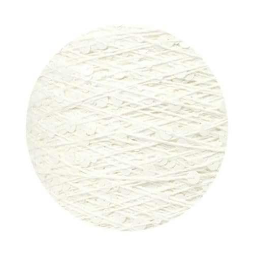 50/Knäuel, 140 m, Baumwollgarn, 3 mm + 6 mm, Paillettengarn, DIY für Damen, Wolle, Pullover, Mütze, Schal 50/Knäuel, 140 m, Baumwollgarn, 3 mm + 6 mm, Paillettengarn, DIY für Damen, Wolle, Pullover, Mütze, Schal von WanMing